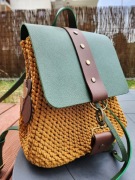 Plecak hamdmade. 100 % Skóra