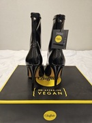 Nowe lakierowane botki Buffalo czarne szpilka rozmiar 38