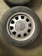 Koła - 4x OE felgi aluminiowe 5x112 Audi + opony Michelin Alpin 5 195/65/15