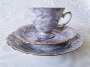 Filiżanka porcelanowa + spodek + talerzyk deserowy – WAWEL / WAŁBRZYCH PRL