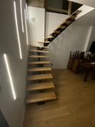 Schody konstrukcja wewnętrzne zewnętrzne stalowe loft stal proste zabiegowe