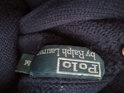 Sweter Wełna R S M Granatowy Ralph Lauren Polo Wełniany 100%