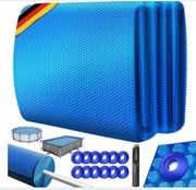 Mata Pokrywa Folia Basenowa Solarna Bąbelkowa Plandeka KESSER 366x366cm