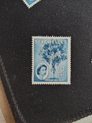 Znaczek z Seychelles 1956 stan z klejem i pod lepką