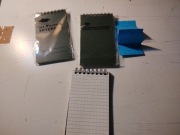 Notatnik wodoodporny nowy nie używany 