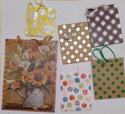 Torebki prezentowe słoneczniki, różne wzory 