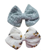 Opaska bezuciskowa kokarda zestaw 2szt