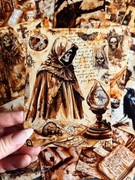 20-Pack Vintage Skeleton Wizard Magic Postcards – Gothic for Scrapbooking