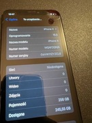 Iphone X 256GB czarny