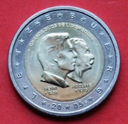 2  Euro  2005  r  -   Luksemburg  Urodziny Księcia    stan !!!