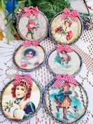 Bombki okrągłe 9,5cm zestaw wyprzedaż