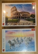 Puzzle 2 sztuki 500 i 1000 elementów 