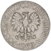 10 złotych T. Kościuszko 1969 r.