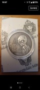 Ghana 5 cedis, Alien 2021 Obcy UFO 1 oz Ag 999 1 z serii