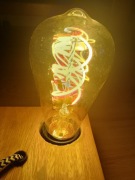 2 lampy typu Edison 