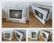 NOWE OKNO białe ROZWIERANE 500 x 600 / 535 x 565 