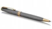 Długopis Parker Sonnet Premium Chiselled Silver GT Srebro