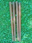 Drewniane nogi PATYCZAK krzesło taboret - 4 sztuki, vintage - 53cm