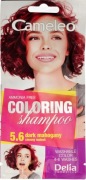 Delia cosmetics  Szampon koloryzujący do włosów 5.6 ciemny mahoń - 4 sztuki
