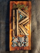 Obraz dekoracyjny z runą Raido 32x14