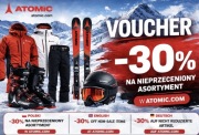 Voucher atomic.com -30 procent na nieprzeceniony asortyment
