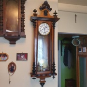 Kompletny=sprawny zegar linkowy Gustaw Becker== Odbiór osobisty.