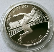 Wyspy Cooka - 10 dolarów 1990 r srebro