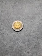 5 złotych z 1996 roku z stanie menniczym