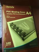 folia - okładka do bindowania A4 200m żółta 100