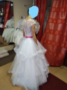 Suknia Ślubna z falbanami