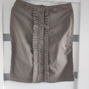 Luisa Cerano super brązowa spódnica prosta 38 40 