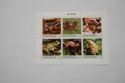 Gwinea Bissau Sw 2101-06** żaby i ropuchy /ms/