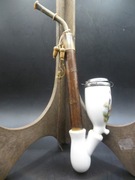 STARA FAJKA MYŚLIWSKA PORCELANOWA TYROL XIX/XX w.