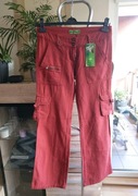 Spodnie damskie czerwone-MARAKA. Rozm.38/40