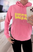LEVI'S bluza kaptur różowa barbie neon XS