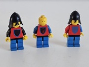 Lego Castle minifigurki trzej rycerze po przejściach