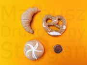 Magnes Croissant Kajzerka Precel Zestaw Druk 3D