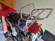 Bagażnik Yamaha tylny + boczne chromowany chrom srebrny stelaż mocowanie