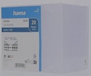 Pudełka do płyt cd box slim Hama 15 sztuk