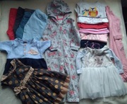 Paka ubranek rozmiar 80 dziewczynka H&M