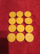 Tealighty z wosku pszczelego 