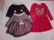 Śliczny zestaw dla dziewczynki r.134