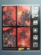 KISS Psycho Circus NAKLEJKI unikalne z Wizard Magazine 1998 Todd McFarlane