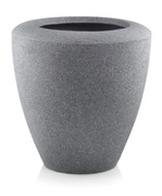 Donica wysoka piaskowa mrozoodporna średnica 36 cm