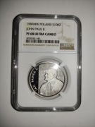 Jan Paweł II 1989 Ultra Cameo PF 68 mozaika 