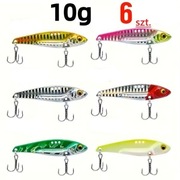 Przynęty sztuczne -blachy jyg. 10 gr . 6 cm. 6 szt. komplet.