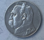 Moneta  5 zł Józef Piłsudski 1936 