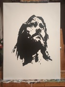 Jezus – obraz akrylowy na płótnie 30x40 cm – autorski