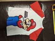 T-shirt bluzka Primark krótki rękaw z Super Mario rozmiar 110