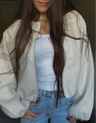 Kurtka Bomberka Damska Beżowa